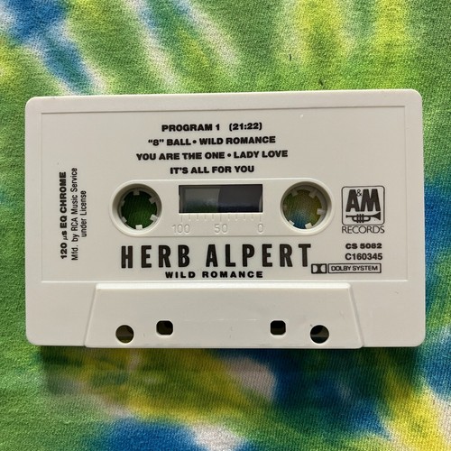 Herb Alpert Wild Romance Cassette - Picture 2 of 4