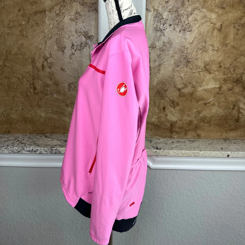 Chaqueta Castelli Rosso Corsa Gore Windstopper para mujer 3XL Gore Rosa Ciclismo Ciclismo Foto 4 de 4