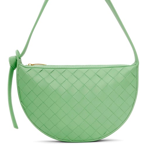 Bottega Veneta Green Mini Sunrise Bag