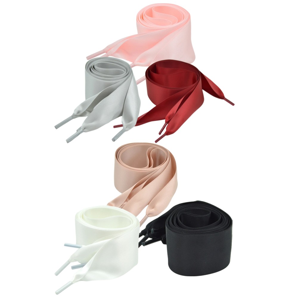 APL 6 paia di lacci per scarpe sneakers lacci piatti lacci larghi lacci a nastro