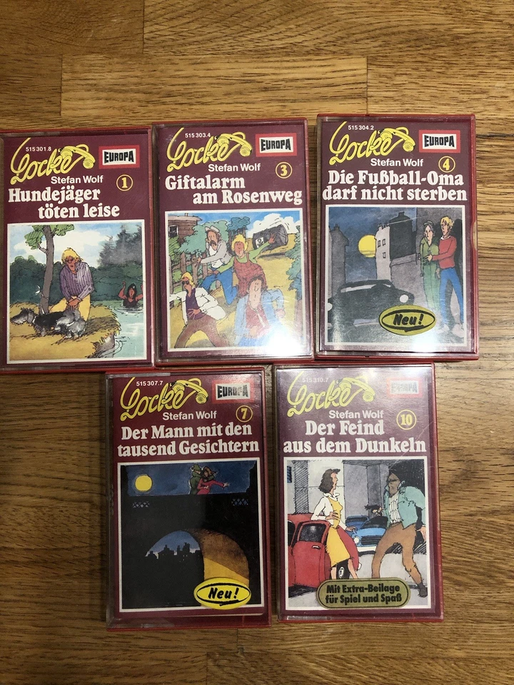 MC Tom Locke Hörspiel Selten 5 Kassetten