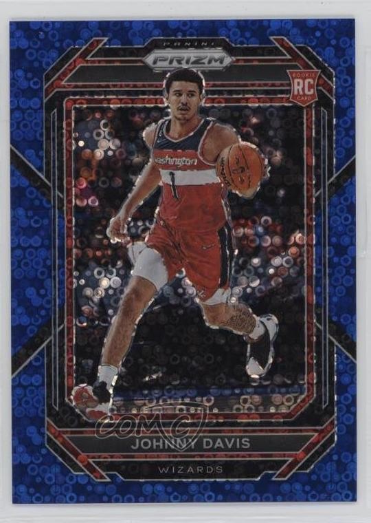2022-23 Panini Prizm Fast Break Blue Prizm 100/150 Johnny Davis #231 4f5