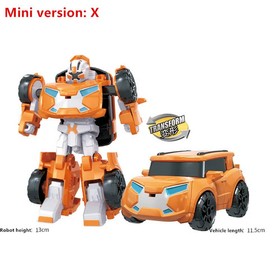 Tobot transformable robot toy anime cartoon brother action doll