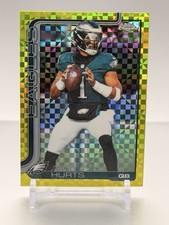 2025 Topps Chrome Lime Green  X-Fractor Jalen Hurts Philadelphia Eagles #247