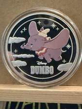 Disney DUMBO Classics Collectable Limited Edition Silver Coin In Capsule