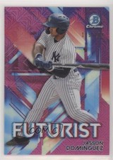 2021 Bowman Futurist Mega Box Pink Mojo Refractor 129/199 Jasson Dominguez 3y6