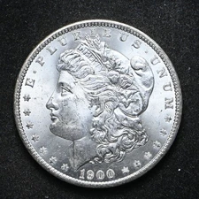 1900-O Morgan Silver Dollar VAM 15A Die Clash/Double Stars BU+  (cn15929)