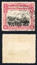 North Borneo SGD81 2c Post Due used Cat 32 Pounds