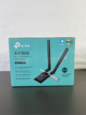 TP-Link Archer TX20E AX1800 Dual Band Wi-Fi 6 Bluetooth 5.2 PCIe Adapter