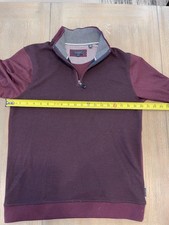 Ted Baker Men  s 1/4 zip long sleeve pulloever SZ 3