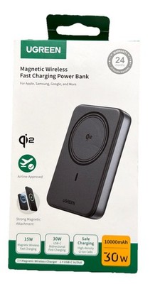 UGREEN Qi2 Magnetic Power Bank 10000mAh 30W USB-C Fast Charge Black
