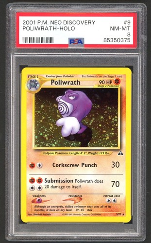 Poliwrath (Unlimited) graded PSA 8 for sale on eBay