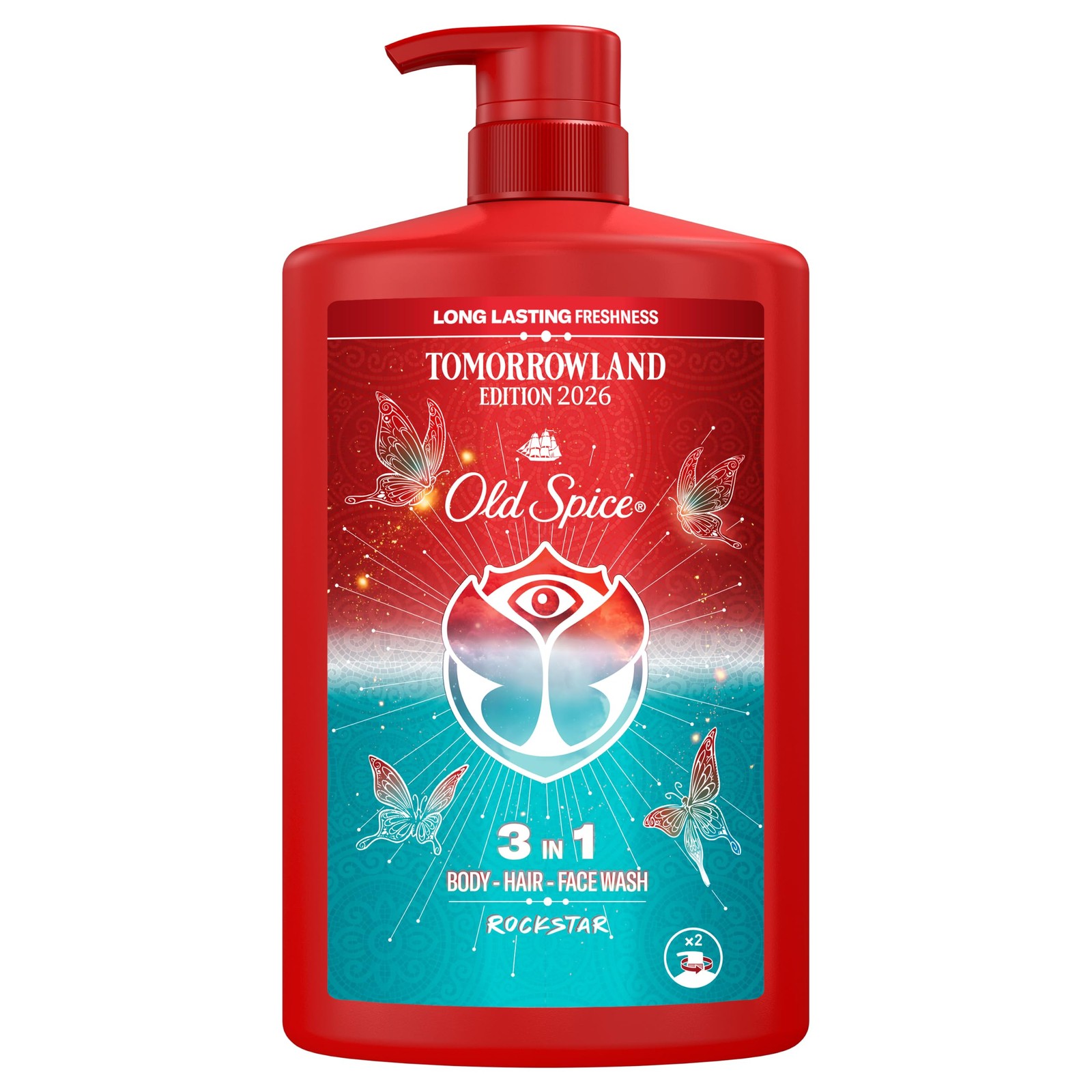 Old Spice Tomorrowland Ed. 2026 Shower Gel & Shampoo 1000ml | Multi-Use 3-in-1, fresh from day to night, long-lasting freshness - Image 3