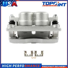 Front Left Brake Caliper Fits 06-09 GMC Envoy Chevy Trailblazer w/Bracket Single