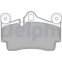 Delphi Bremsbelagsatz, Scheibenbremse Hinterachse U.A. FüR Audi, Porsche, VW