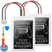 Kosker 2 Packs PS5 Controller Battery, 8880mWh High Capacity PS5