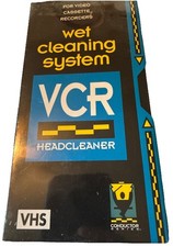 Wet / Dry Cleaning System For Video Recorders Head Cleaner VHS - Sealed NIB