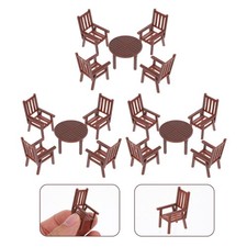 Children Plaything Mini Plastic Table and Chair Set Durable Decor