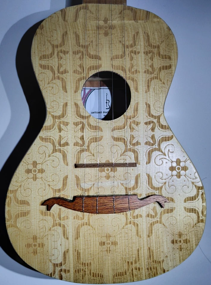 RARE APC Azulejo Concert Ukulele Solid Koa Back Handmade in Portugal - Image 2 of 4