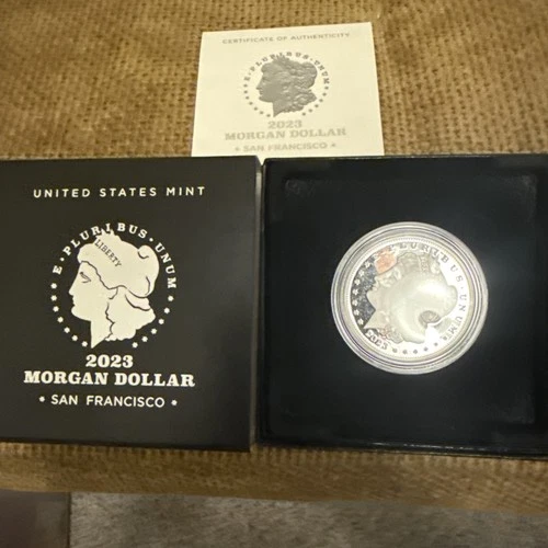 2023-S Proof Morgan Silver Dollar San Francisco (23XF) w/Box and COA