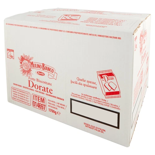 Mulino Bianco Cassa Bifette Dorate Mono 100x17g - Foto 8 di 11