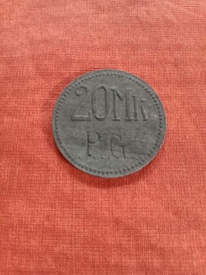 20 Mark Coin Storage Money for Allied Prisoners of War Circa 1940