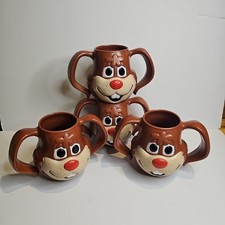 4 Vintage Nestlé Nesquik "Quik" Plastic Bunny Cup / Mug – Chocolate Milk – Retro