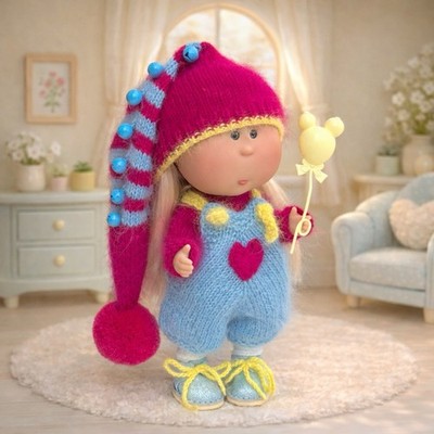 Little Jingle Gnome 3-piece Outfit For 9  Little Mia Doll