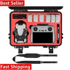 Lightweight & Shockproof DJI Mini 4 Pro Hard Case with Neck Strap - Travel Ready
