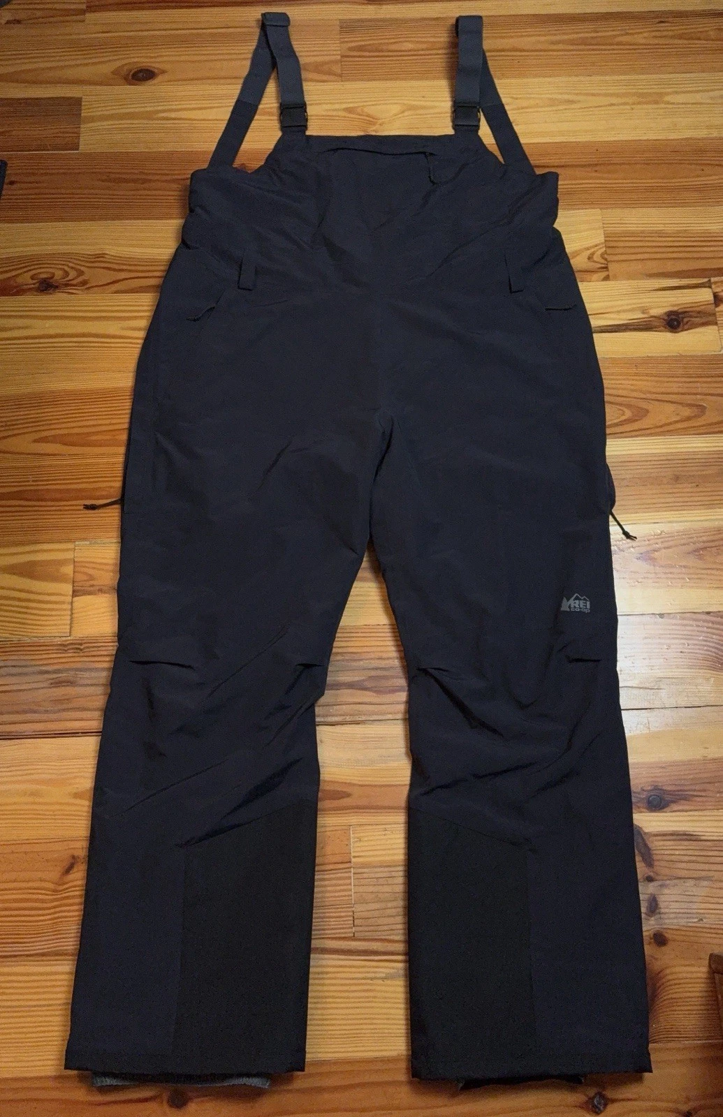 REI Co-Op Powderbound Peak 2L Bib Snow Pants Men's XXL Black EUC
