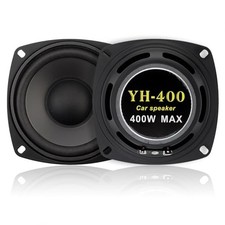 2 Pieces 4 Inch 2-Way Car HiFi Coaxial Speaker Vehicle Door Auto Audio Music