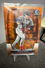 2023 Bowman Chrome Sapphire  Image Variation Triston Casas #32 Orange /75 (RC)