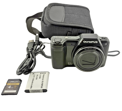 Olympus Stylus SZ-15 16.0MP Digital Camera - Black for sale online