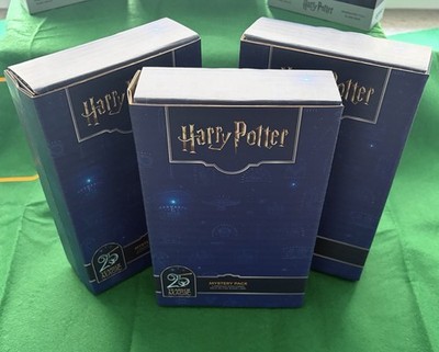 3 x Harry Potter 25 Years Mystery Pack - Blind Box - je 2 Feinsilber Karten
