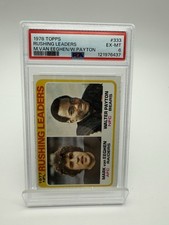 1978 Topps - League Leaders Walter Payton, Mark van Eeghen #333