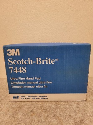 3M Scotch-Brite 20 Count Ultra Fine Hand Pad 7448