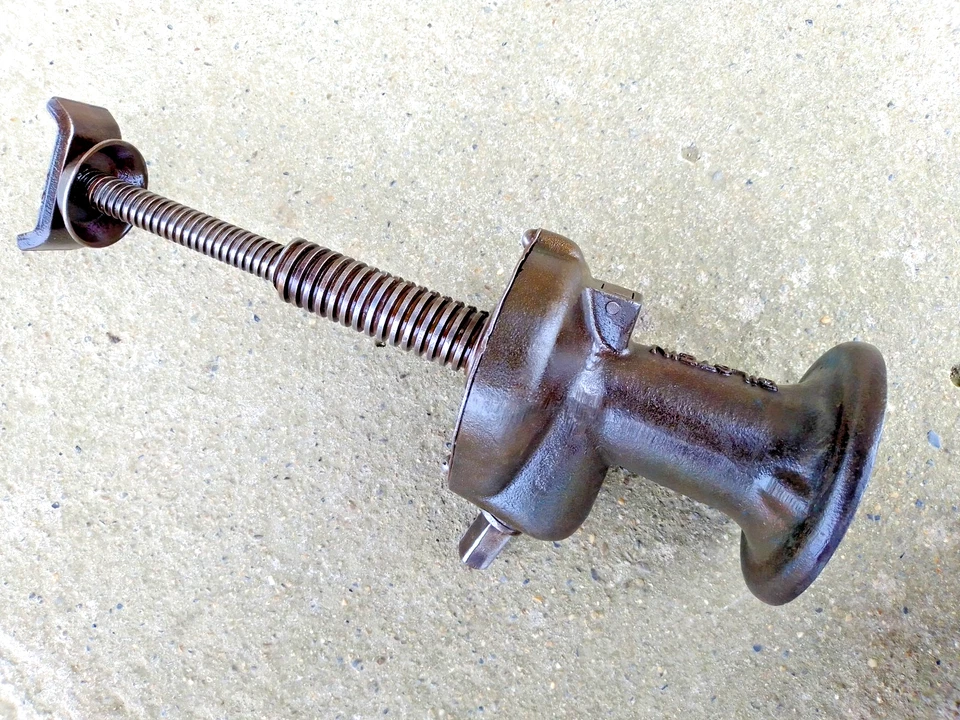 ANCIEN CRIC MILITAIRE ALLEMAND - BILSTEIN - OUTIL DE GARAGE MECANIQUE WW2 - - Photo 2/4