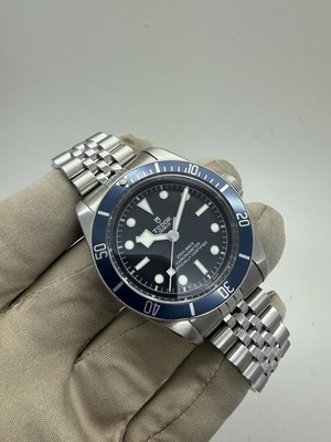 Tudor Black Bay 41mm Blue Bezel Steel Automatic Watch 79230B w/ Box + Tag