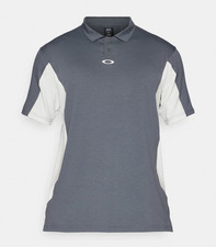 OAKLEY C1 AIRVENT Men's Technical Polo Shirt - Uniform Grey - Medium - NWT