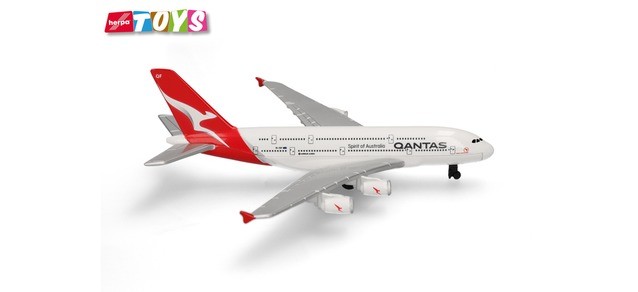 Herpa 86RT-85381 Herpa Toys Singleplane Qantas Airbus A380 Aircraft - New