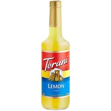 Torani Lemon Flavoring / Fruit Syrup 750 mL Glass Bottle 880362153