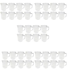 Beaker, Mug, Borosilicate Glass, 600ml, with Handle and Pour Spout, Case of 40