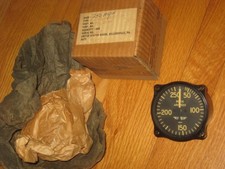 NOS Rare Vintage Aircraft Airplane Airspeed Indicator Gauge 50-250 MPH, US Gauge