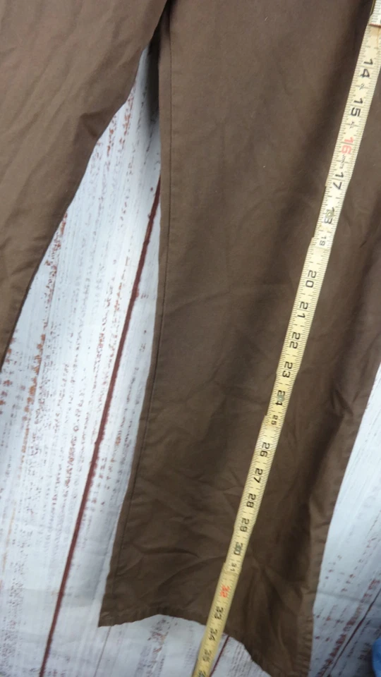 Pantalones Médicos Cherokee Workwear Para Mujer Pequeños Marrón Cordón Foto 3 de 4