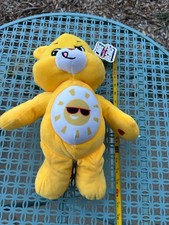 yellow care bears plush 18 Inch New With Tags