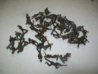 VINTAGE  MARX  1965 MINIATURE  " INVASION  DAY "  PLAYSET  AMERICAN  FIGURES- 41