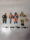 Vintage Action Force Figure Bundle  Gi Joe Quarrel and others X4 And Weapons