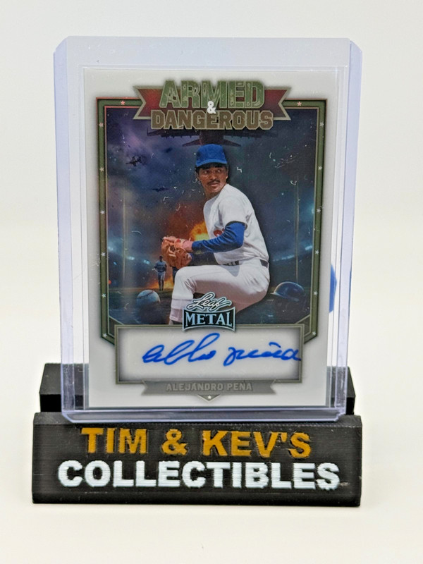 2026 Leaf Metal Baseball - Armed & Dangerous Alejandro Pena Auto 1/1 (AU)