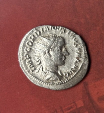 ROME EMPIRE - GORDIAN III - ANTONINIANUS - SILVER ARGENTO BAR COIN LINGOTTO