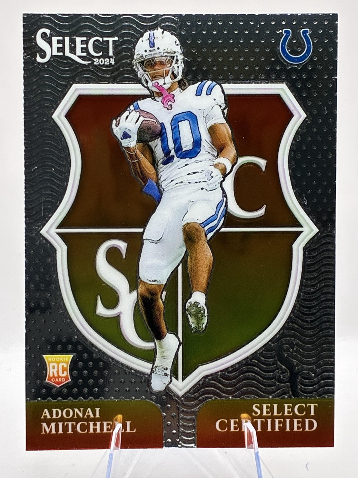 2024 Panini Select Adonai Mitchell Select Certified Rookies Colts #18